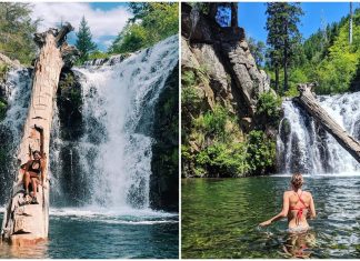 The hidden gem of the cascading waterfalls